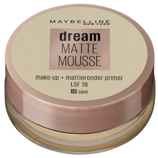 MAYBELLINE Dream Matte Mousse Make-Up - 30 - Sand