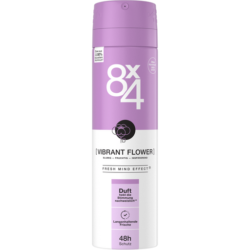 8x4 Deodorante Spray No. 4 - Vibrant Flower - 150 ml