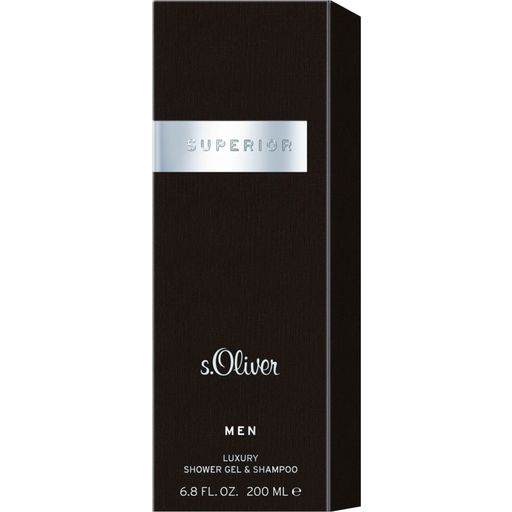 s.Oliver Superior Men Luxury Showergel & Shampoo - 200 ml
