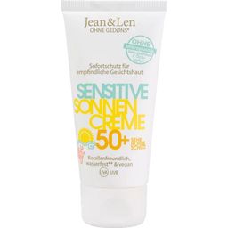 Jean&Len Sensitive Face Sun Cream SPF 50+ - 50 ml