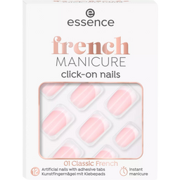 essence french MANICURE click-on műköröm - Classic French - 1