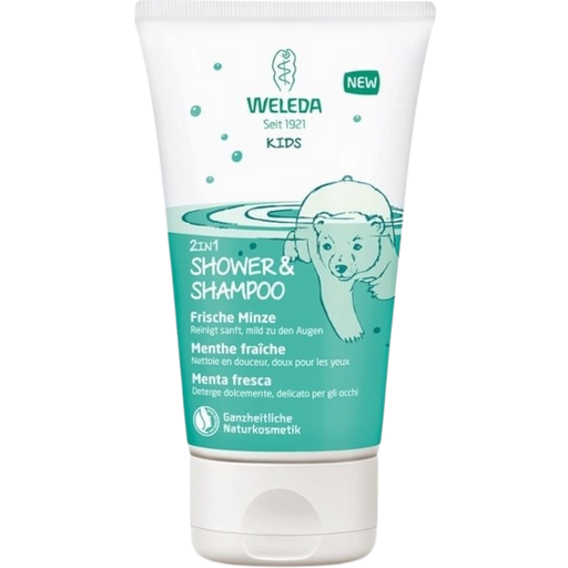 Weleda Kids 2in1 Shower & Shampoo Frische Minze - 150 ml