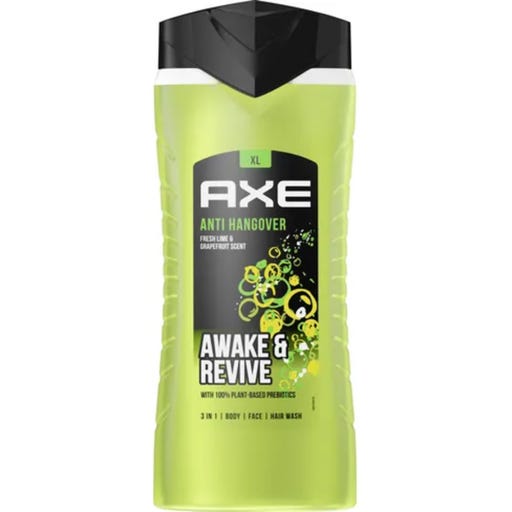 AXE 3in1 Shower Gel Anti Hangover Awake & Revive, 400 ml - oh