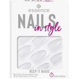 essence Nails in Style Keep It Basic - 12 pièces