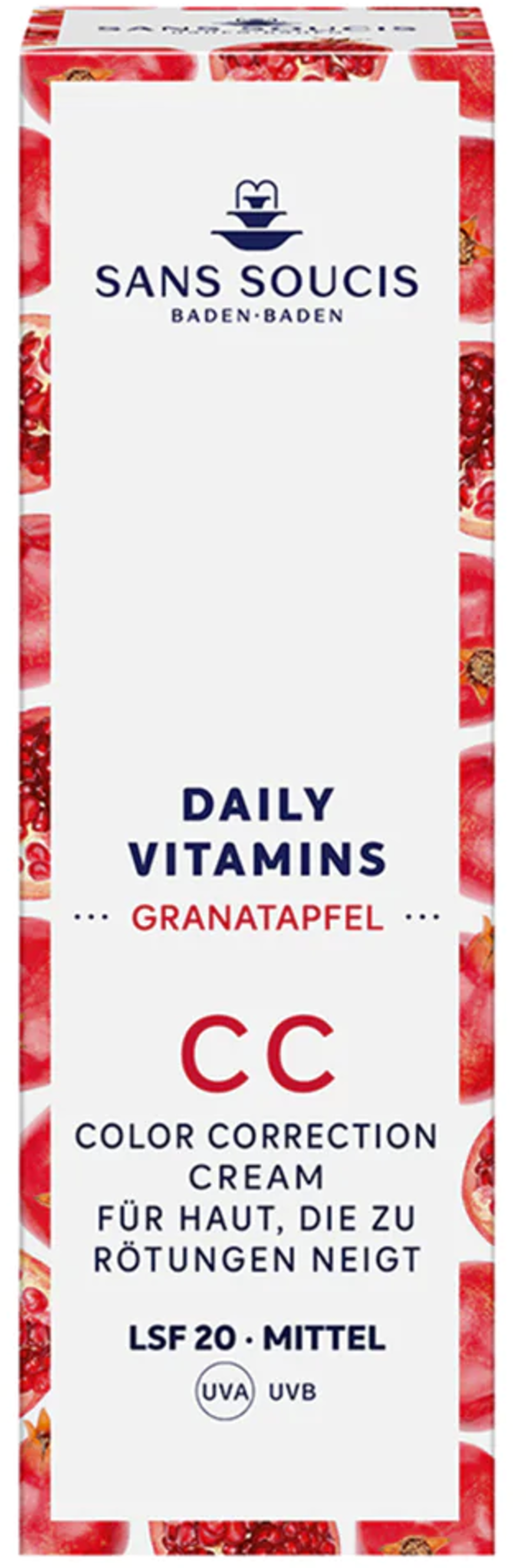 Daily Vitamins - Pomegranate CC Cream Anti-Redness SPF20 - 30 ml