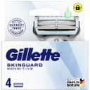 Gillette SkinGuard Sensitive Scheermesjes - 4 Stuks