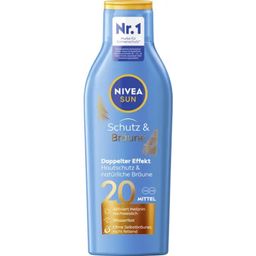 NIVEA SUN Schutz & Bräune Sonnenlotion LSF20 - 200 ml