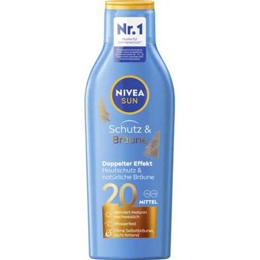 NIVEA SUN Protection & Tan Sun Lotion SPF20 - 200 ml