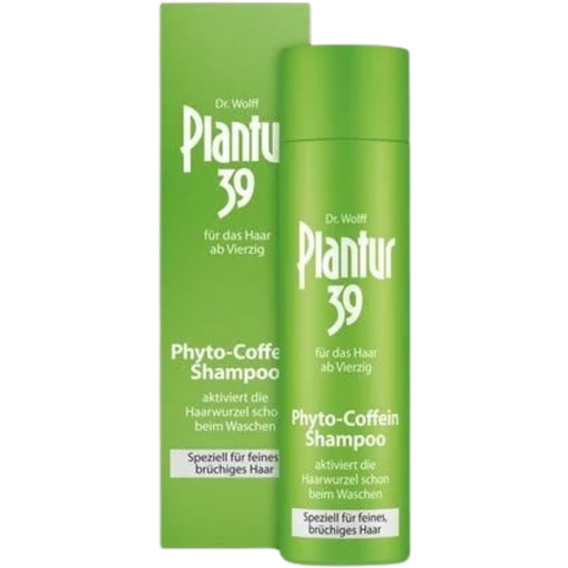 Plantur 39 Phyto-Caffeine Shampoo para Cabelos Finos e Quebradiços - 250 ml