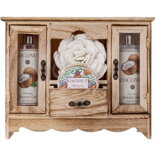 Accentra Gift Set COCONUT with Wooden Box - 1 set
