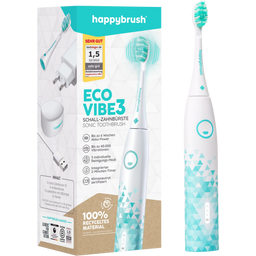 happybrush ECO VIBE 3 Sonische Tandenborstel, Wit
