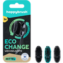 happybrush Cabezales de Recambio Eco Change - 3 unidades