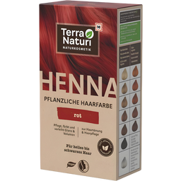 Terra Naturi Henna Natuurlijke Haarkleuring, Rood - 100 g