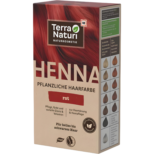 Terra Naturi Henna Roślinna farba do włosów Czerwień - 100 g