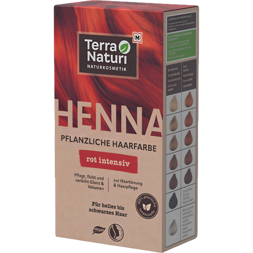 Henna Natuurlijke Haarkleuring, Intensief Rood - 100 g