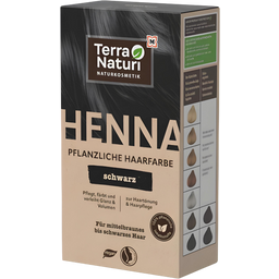 Terra Naturi Henna Natuurlijke Haarkleuring, Zwart - 100 g