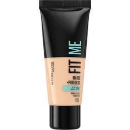 Fond de Teint Liquide Matte + Poreless FIT me! - 105 Natural Ivory