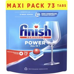 finish Tablettes Lave-Vaisselle Power All-in-1 - 73 pièces