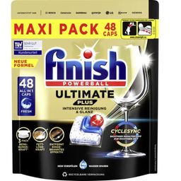 finish Ultimate Plus All-in-1 Dishwasher Tabs  - 48 Pcs