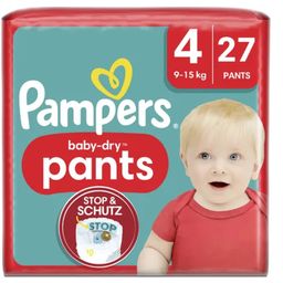 Pampers Baby-Dry Pants - Talla 4 - 27 unidades