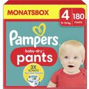 Pampers Couches-Culottes Baby Dry Pants Taille 4 - 180 pièces