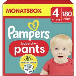 Pampers Couches-Culottes Baby Dry Pants Taille 4 - 180 pièces