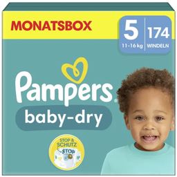 Pampers Couches Baby Dry Taille 5 - 174 pièces