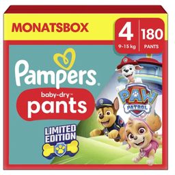 Pampers Baby-Dry Pants Paw Patrol, Maat 4 - 180 Stuks