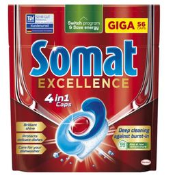 Somat Excellence 4w1 kapsułki do zmywarki - 56 Szt.