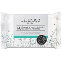 LILLYDOO Flushable Toilet Paper Wet Wipes  - 60 Pcs