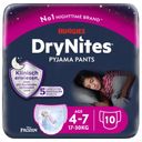 DryNites Girl Mutandine Assorbenti Notte Bambina 4-7 Anni - 10 pz.