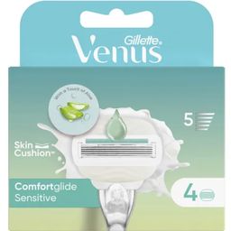 Gillette Venus ComfortGlide Sensitive - Cuchillas - 4 unidades