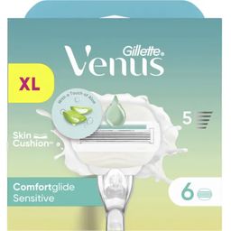 Lâminas de Barbear Venus ComfortGlide Sensitive - 6 Unidades