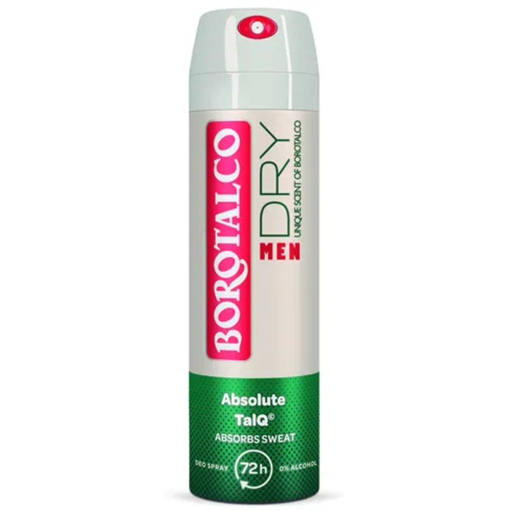 Borotalco Deospray Original 125 Ml – 12er Pack Klassiker Für Langanhaltende Frische