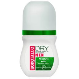 MEN Dry Deodorant Roll-On, Unique Scent of Borotalco - 50 ml