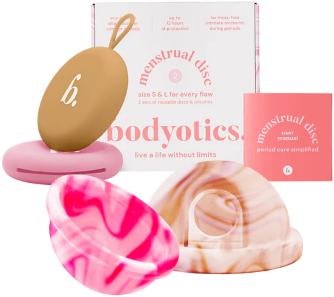 bodyotics Deluxe Soft - Disco Mestruale - Beige & Pink