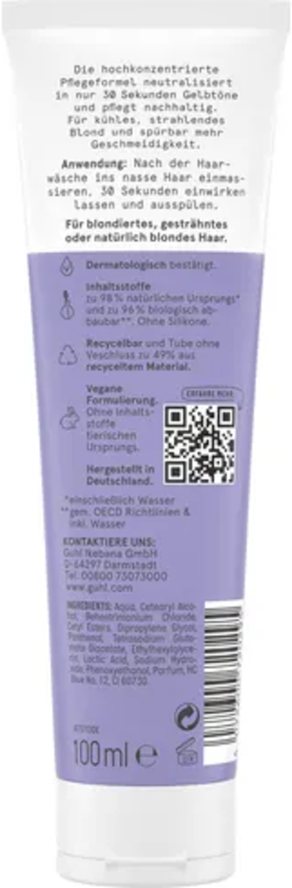 Soin Capillaire Express 30s Anti-Reflets Jaunes - 100 ml
