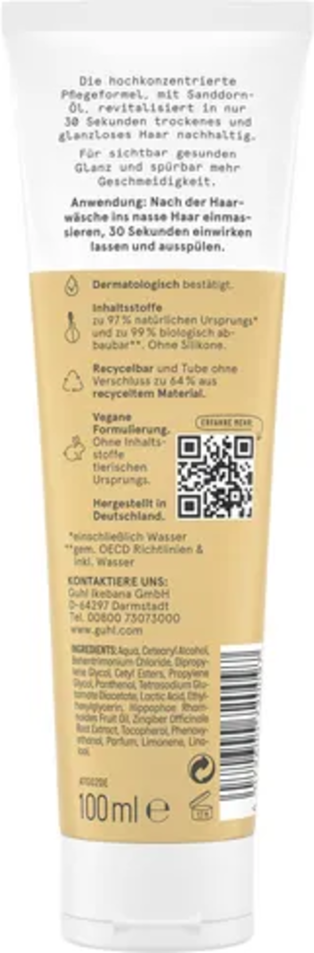 Soin Capillaire Express 30s Hydratation Intense - 100 ml