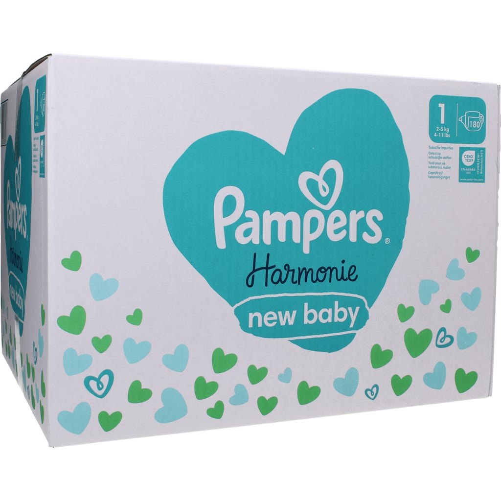 Pampers Harmonie Diapers Size 1, 180 Pcs oh feliz International