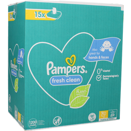 Pampers Fresh Clean Baby Wipes - 1.200 Pcs