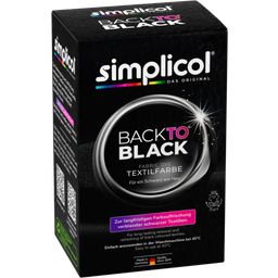 simplicol Textile Dye BACK TO BLACK 