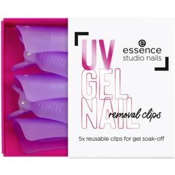 essence UV Gel Nail Removal Clips - 5 Stuks