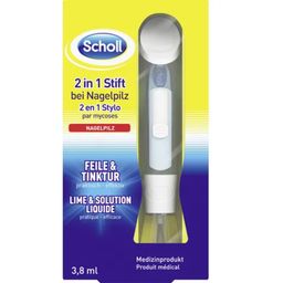 Scholl Stick 2 em 1 para fungos nas unhas - 1 Unid.