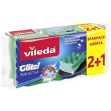 vileda Éponge à Vaisselle Glitzi Pur Active