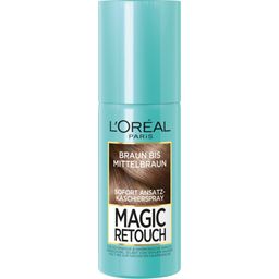 Magic Retouch Hajtőszínező spray - Barna/középbarna - 75 ml