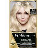 Préférence 9.1 Oslo Viking Light Ash Blonde Permanent Hair Dye