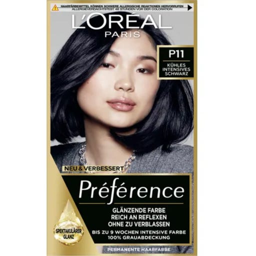 L'ORÉAL PARIS Préférence P11 - Manhattan Cool Intense Black