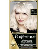 Préférence 10.21 Stockholm Very Very Light Pearl Blonde Permanent Hair Dye