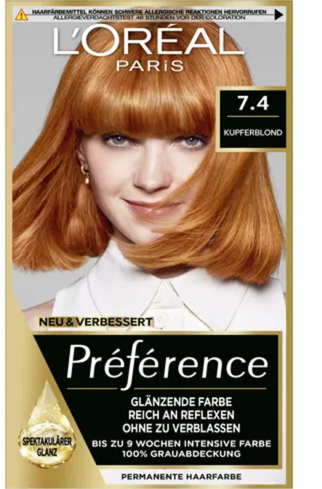 Préférence Permanente Haarverf 7.4 Dublin - Mango Koper - 1 Stuk