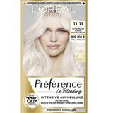 Préférence 11.11 Venice Ultra Light Cool Crystal Blonde Permanent Hair Dye